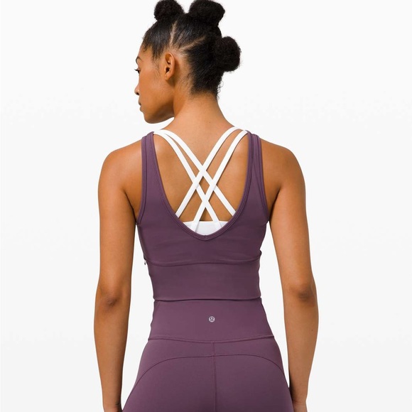 Lululemon Power Pivot Tank Grape Thistle - Picture 2 of 5